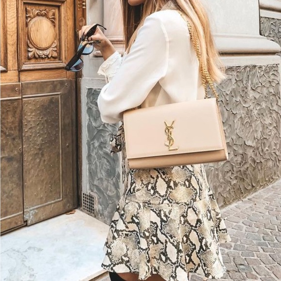 Authentic YSL Kate Saint Laurent KATE Large Grain de Poudre Shoulder/Crossbody - Picture 10 of 17